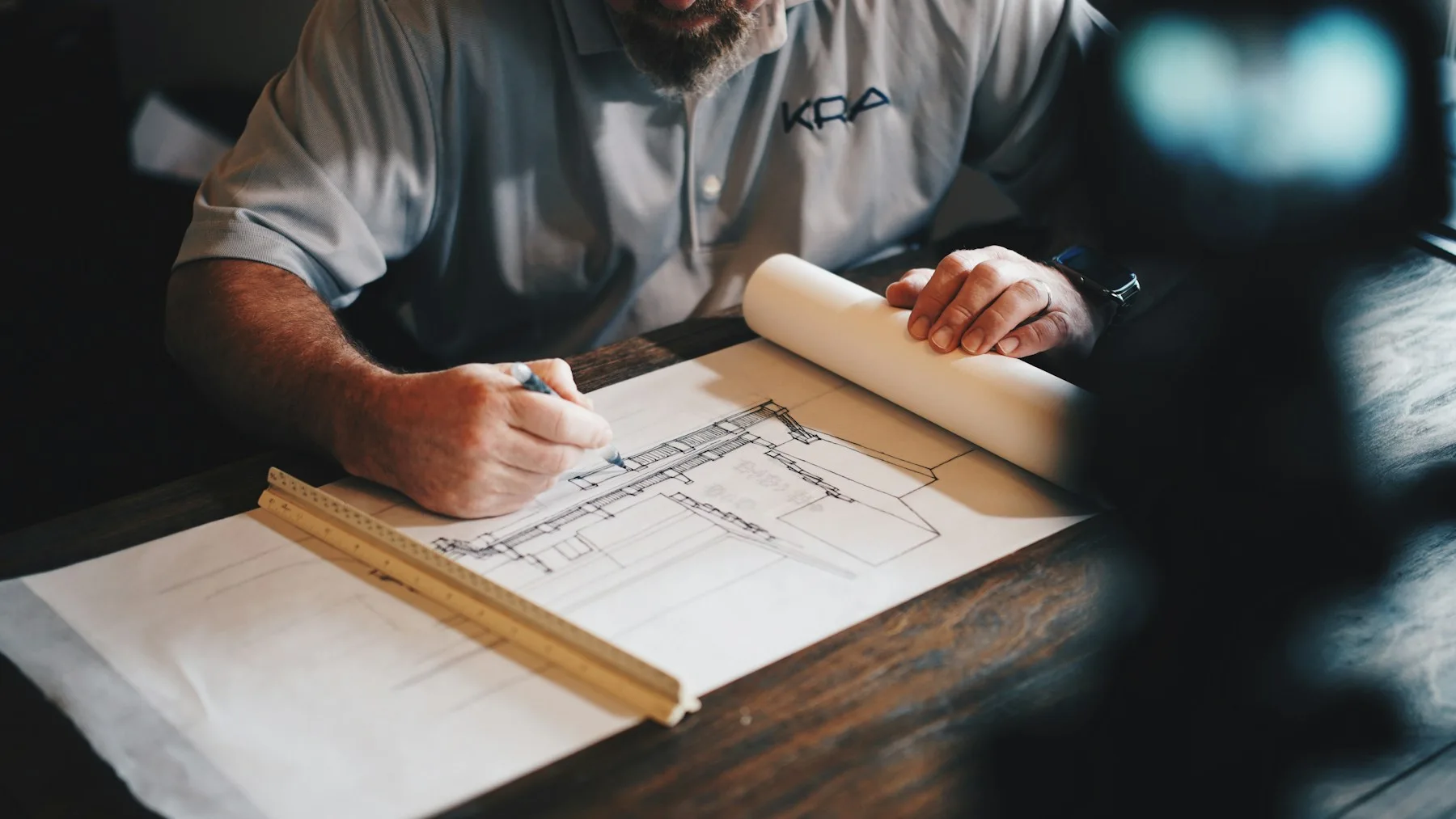 Architectural lines and structural details
